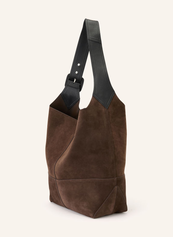 AMI PARIS Beuteltasche ETIENNE DUNKELBRAUN / SCHWARZ