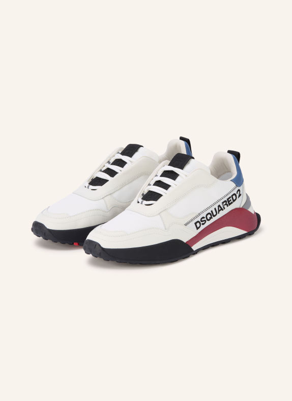 DSQUARED2 Sneaker ECRU / BLAU / WEISS