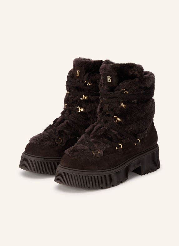 BOGNER TURIN 9 Lace-up boots DARK BROWN