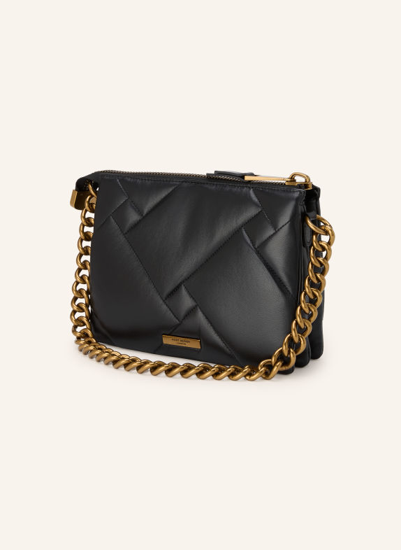 KURT GEIGER Handtasche KENSINGTON mit Schmucksteinen SCHWARZ