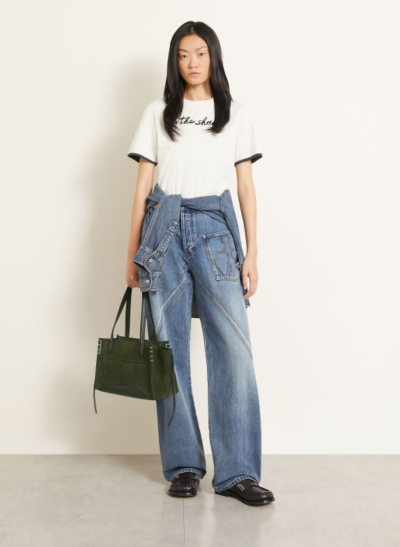 JW ANDERSON Shopper ELONGATED LOAFER KHAKI