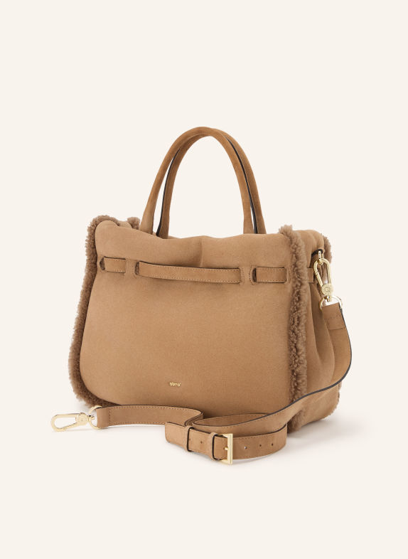 abro Handtasche JILL mit Pouch HELLBRAUN