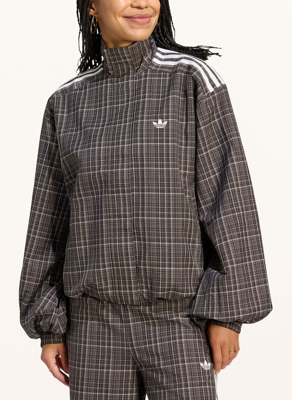 adidas Originals Blouson CHECK TT MARRON / CRÈME