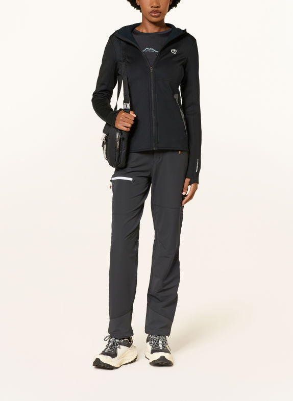 ORTOVOX Kurtka z polaru FLEECE HOODY CZARNY