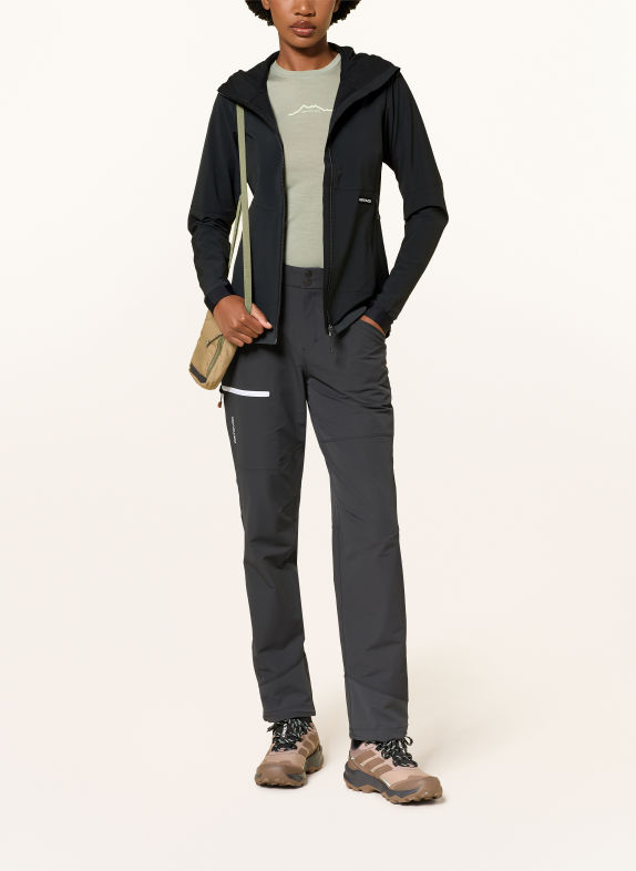 ORTOVOX Softshell-Jacke VENET SCHWARZ