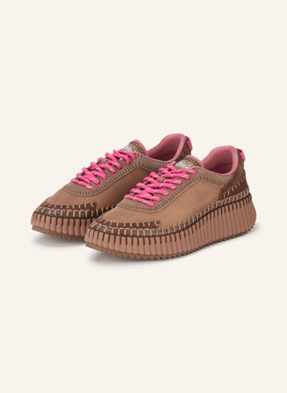 Chloé Sneaker NAMA 234 Darkness Brown