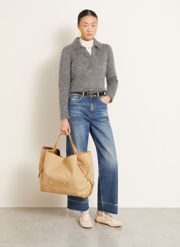 Chloé Shopper CLOVER 218 Bleached Brown