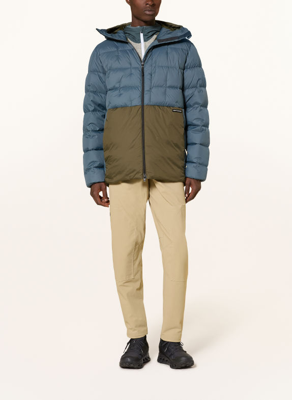 ORTOVOX Daunenjacke DOWNWOOL 270 PETROL / OLIV