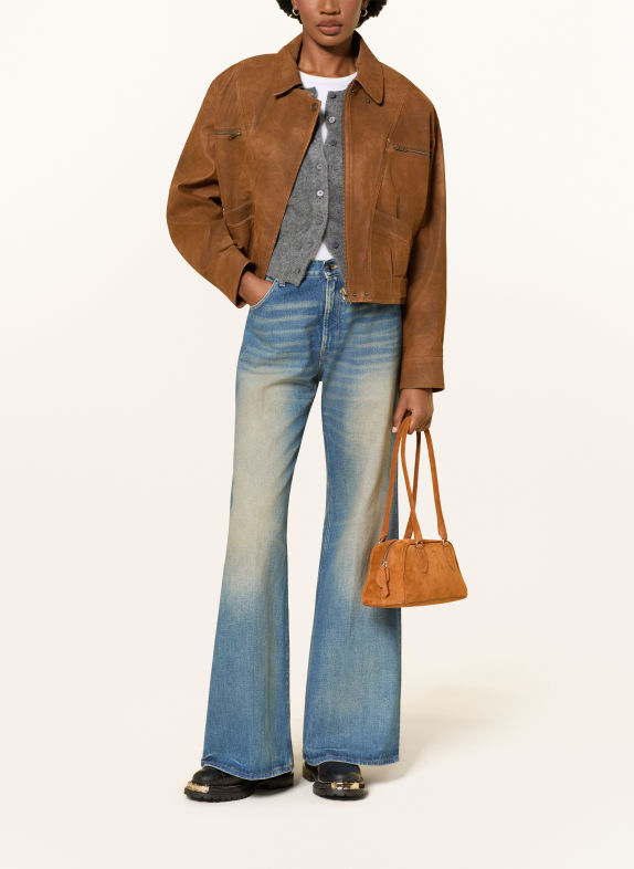 A.P.C. Håndtaske PALOMA SMALL COGNAC / GULD