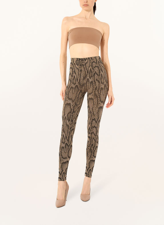 Wolford Leggings SHIMMERING PYTHON 8362 desert python