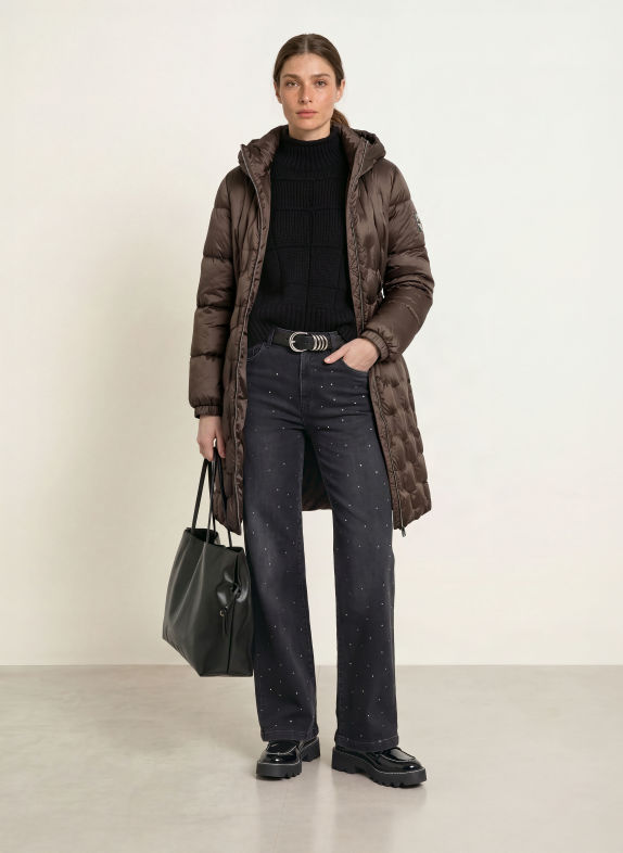 MARC CAIN Steppmantel 696 mulch