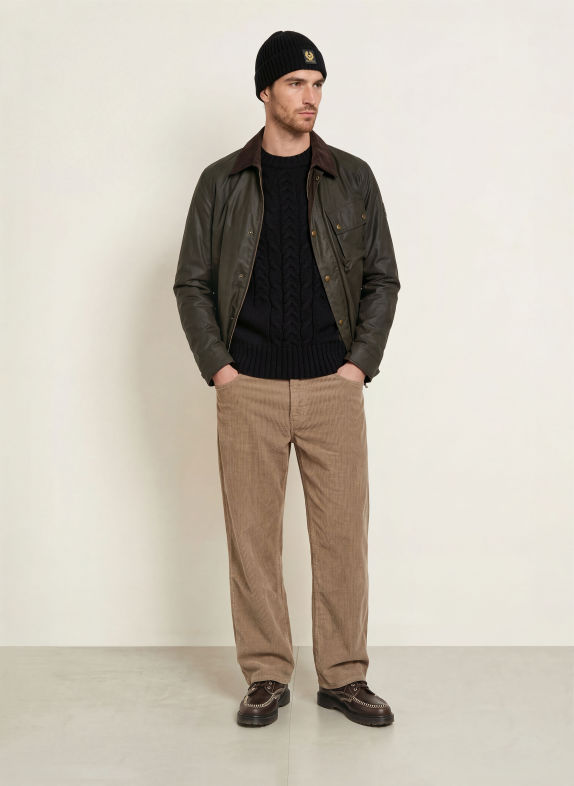 BELSTAFF Svetr HARROW ČERNÁ