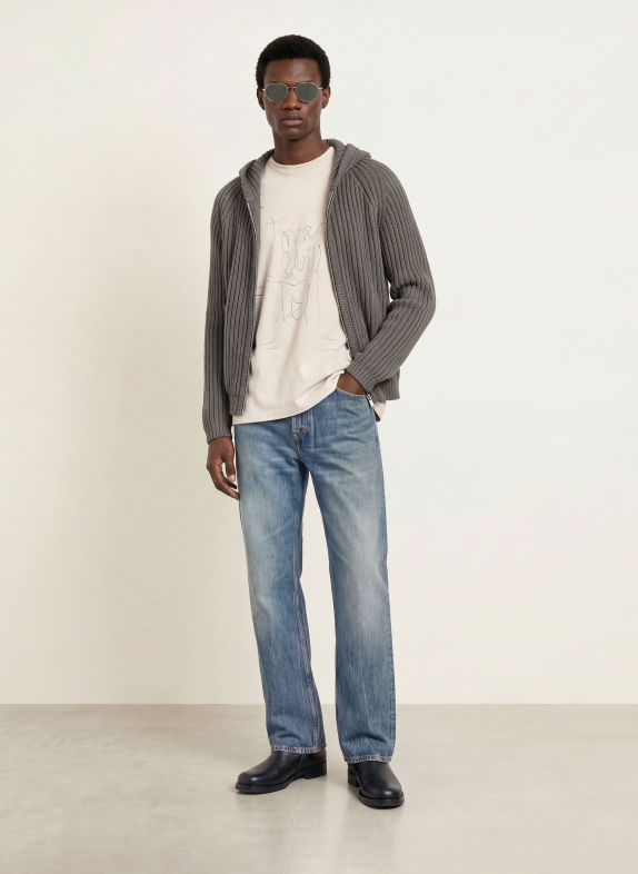 OUR LEGACY Džíny THIRD CUT Relaxed Fit River Blue Wash