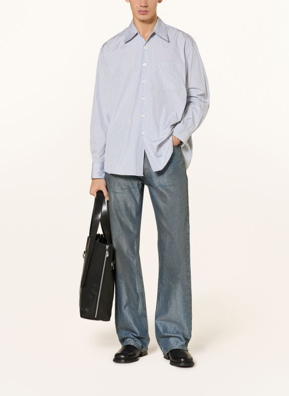 OUR LEGACY Overhemd ABOVE Comfort Fit BLAUWGRIJS / WIT