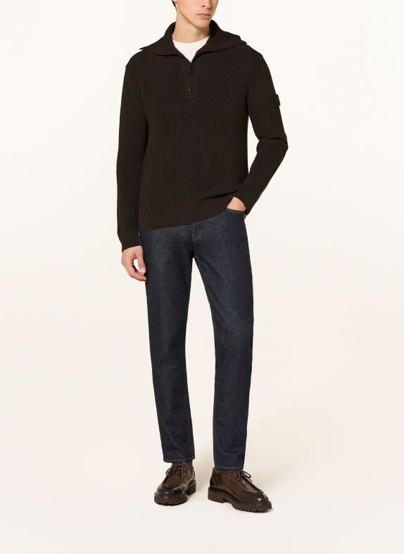 JOOP! JEANS Schipperstruien HASPIT MARRON FONCÉ