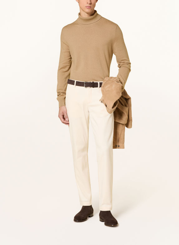 JOOP! JEANS LEMRIGO Turtleneck sweater LIGHT BROWN