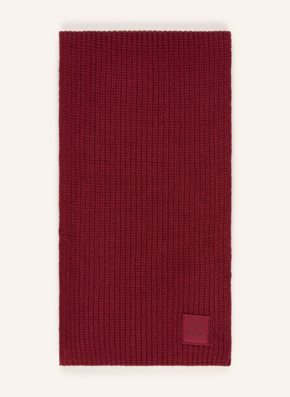 JOOP! JEANS LUCIFO Scarf DARK RED