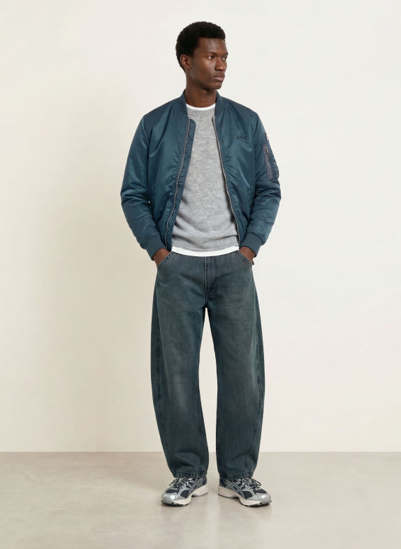 Schott NYC Blouson AIRFORCE-RS DONKERBLAUW