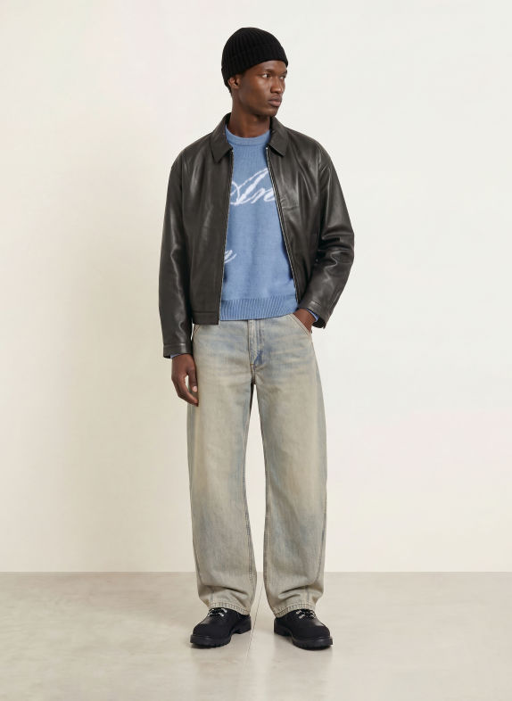 another COTTON LAB Pullover BLAUGRAU