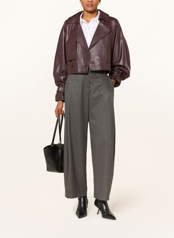 RAFFAELLO ROSSI Marlenehose FRAYA aus Flanell GRAU