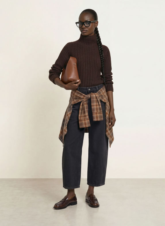 DRYKORN Pullover ARWIE DUNKELBRAUN