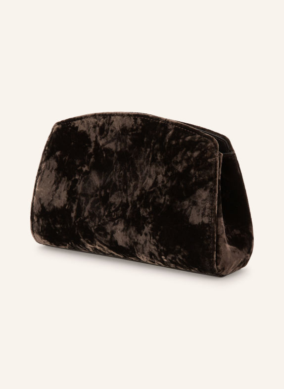 LIFFNER Pochette MARRON FONCÉ / ARGENT