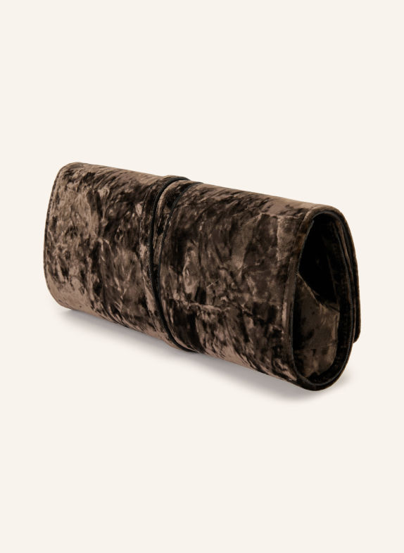 LIFFNER Pochette MARRON FONCÉ / OR