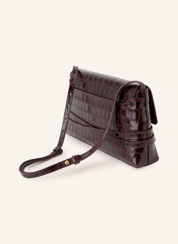 LIFFNER Sac épaule MARRON FONCÉ / OR