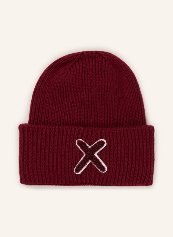 UNIO Casquette LUMI X MATCHED ROUGE FONCÉ / BLANC