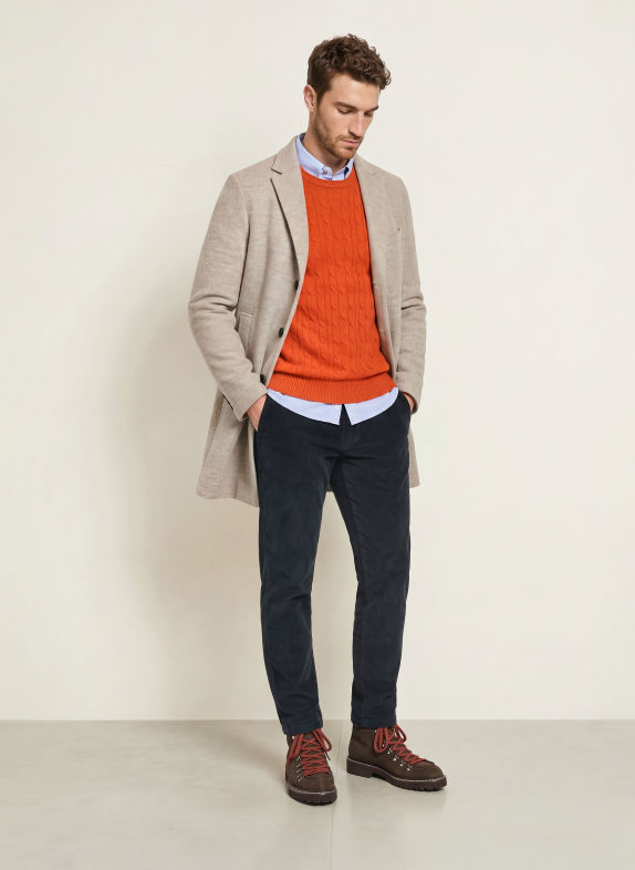 BRAX Cordchino PHIL Tapered Fit 22 NAVY