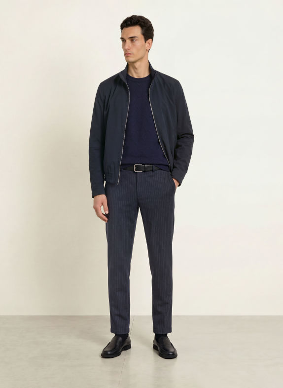 BRAX Jerseyhose PHIL im Jogging-Stil Tapered Fit 22 NAVY