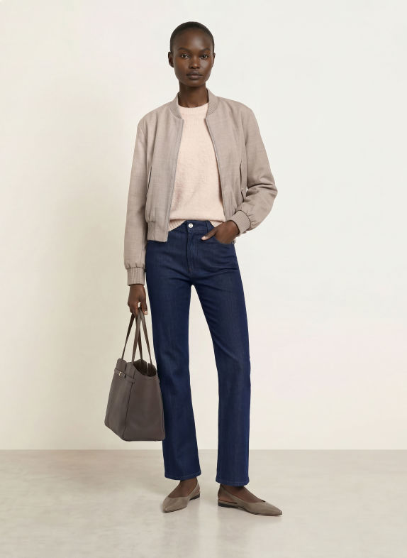 BOSS JAMAYATI Bomber jacket TAUPE
