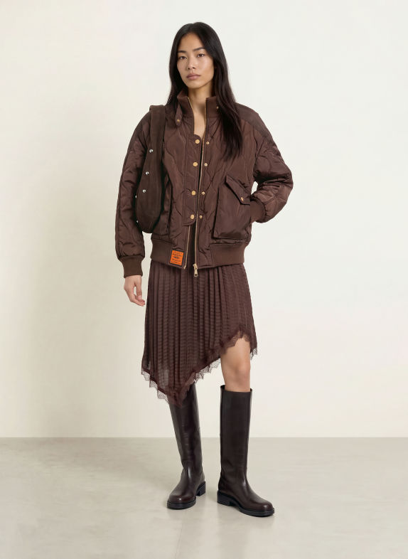 BOMBERS ORIGINAL Blouson MELDEN MARRON