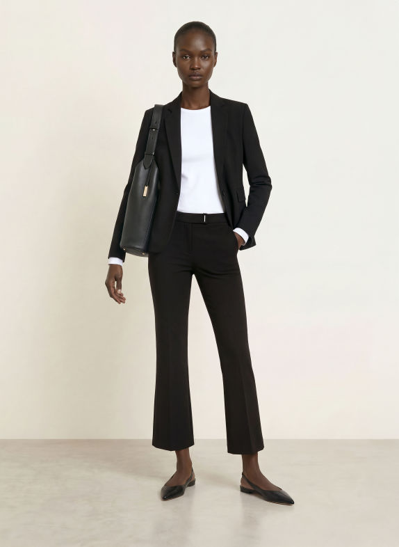 BOSS Broek TALIA ZWART