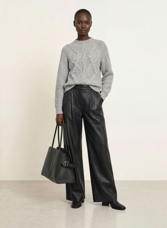 BOSS Pullover FRESCIENNE GRAU