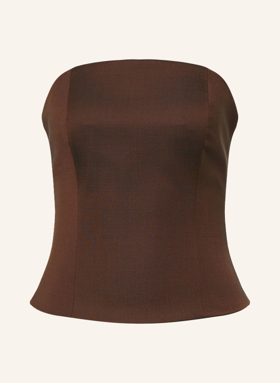 BOSS BYANA Bustier DARK BROWN