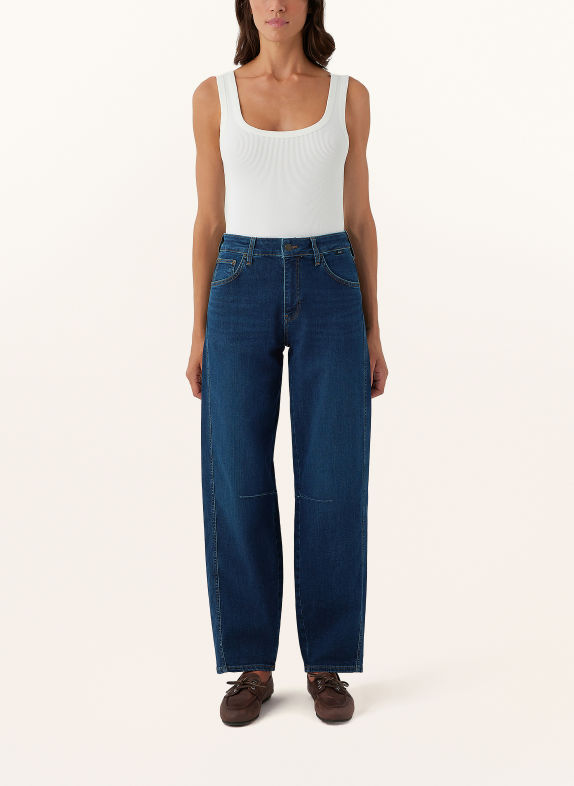 mavi Jeansy typu barrel LEILA A3637 Deep Blue STR