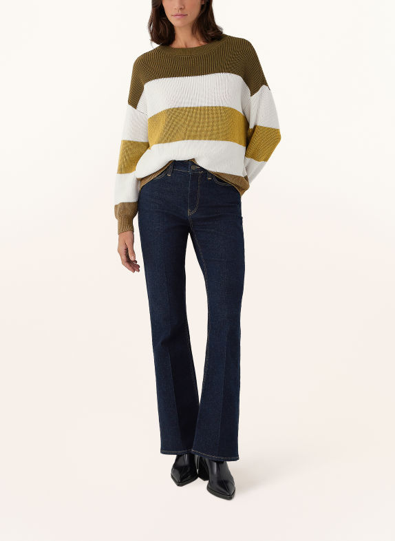 mavi Pullover OLIV / KHAKI / WEISS