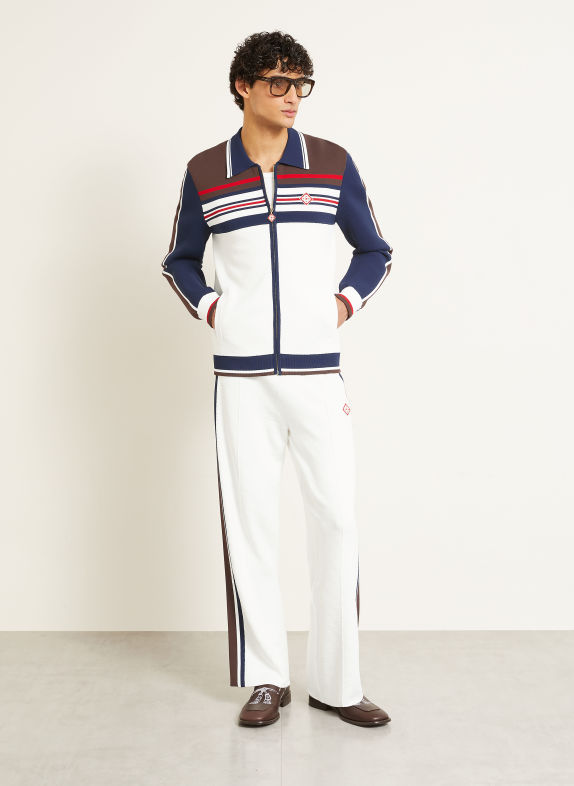 Casablanca Gilet BLANC / ROUGE FONCÉ / BLEU FONCÉ