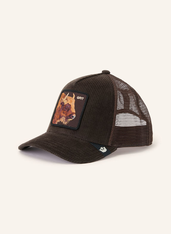 GOORIN BROS. Casquette en velours côtelé CORDUROY GRIT MARRON FONCÉ / MARRON CLAIR / MARRON