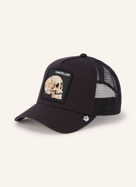 GOORIN BROS. THE CANCELLED SKULL Cap BLACK