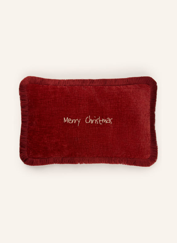 PAD Sierkussenhoes XMAS DESIRE DONKERROOD