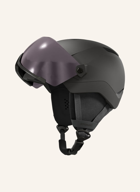 ATOMIC Skihelm REVENT VISOR JR ZWART / ZILVER