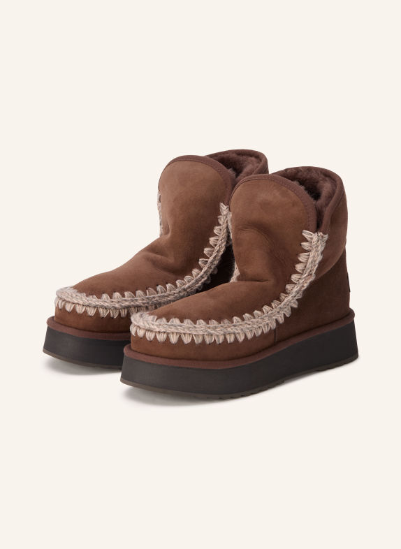 mou Plateau-Boots BRUIN / LICHTBRUIN