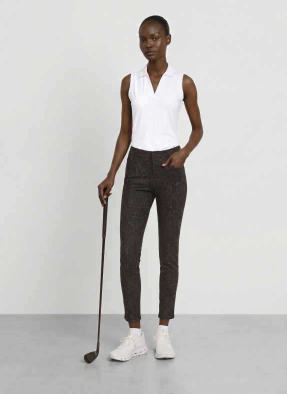 ALBERTO Pantalon de golf TINA NOIR / GRIS FONCÉ / GRIS