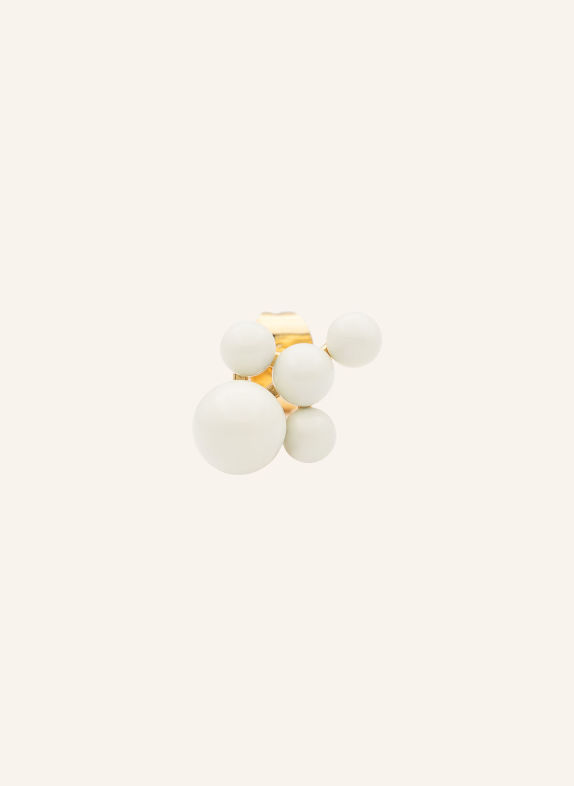 LULU Copenhagen Ohrstecker BOUQUET CLOUD GOLD / CREME