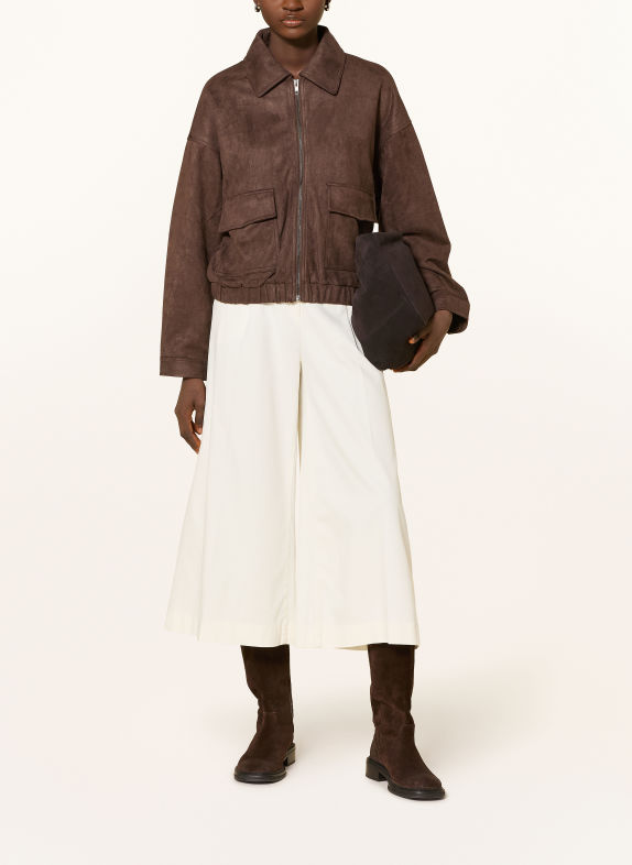 darling harbour Jas in leerlook DARK BROWN