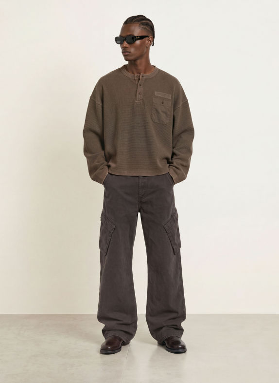 REPRESENT Longsleeve KHAKI