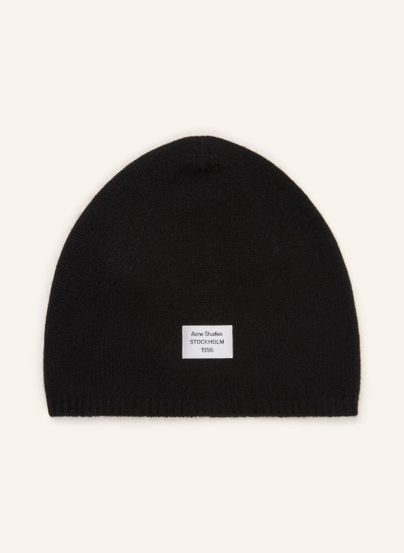 Acne Studios Bonnet en cachemire NOIR