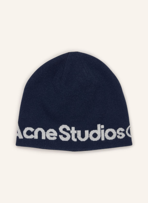 Acne Studios Czapka GRANATOWY / BIAŁY